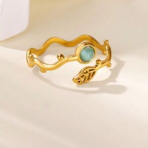 Gold Wave Ring N957